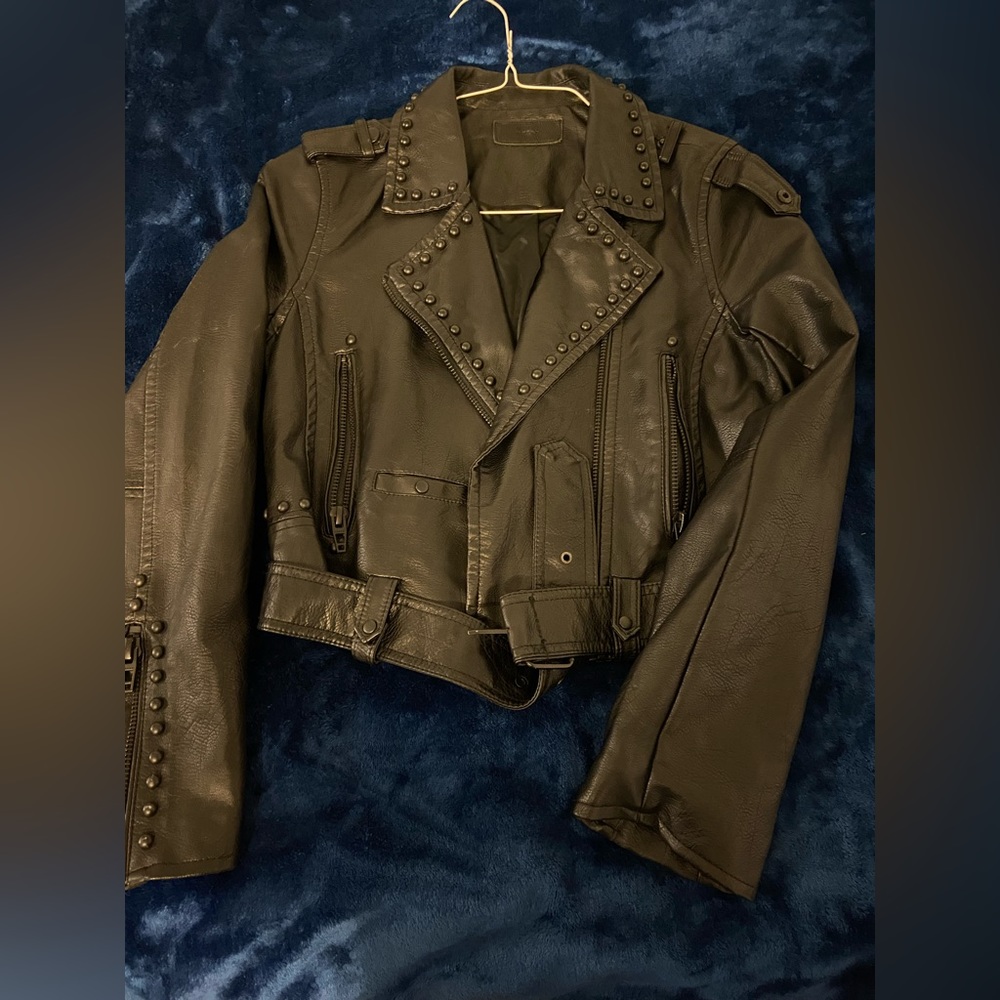 Blank nyc faux leather jacket